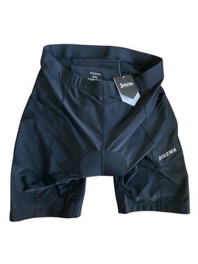 NWT BIKEWA Men’s Padded Cycling Shorts - Blue - Size 2XL - High Elasticity